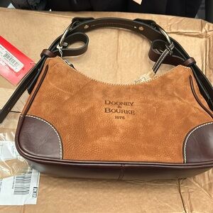 Brand new leather and suede dooney & bourke bag with dust bag.